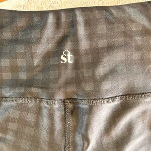 Strut This Black Checkered Leggings